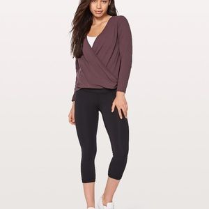 Lululemon long sleeve wrap top